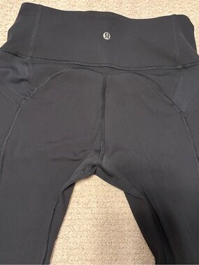lululemon All the right places crop Black 6